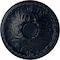 Ekena Millwork Tristan Ceiling Medallion (Fits Canopies up to 5 1/2"), Hand-Painted Midnight Dream, 26"OD x 3"P CM26TNMDF - alternate 1